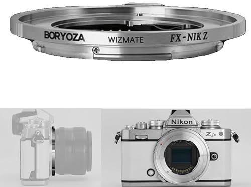 BORYOZA FX-Z AF - Anillo Adaptador para Objetivo FX Micro a NZ-Mount Body