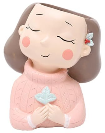 Toddmomy 2st Mini Blumen Pflanzer Bonsai Topf Keramik Mini-pflanzgefäß Keramik Kaktus Pflanzer Keramik Blumentöpfe Gesicht Pflanzer Kaktustopf Keramische Blumentöpfe Saftig Ornamente