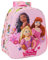Princesas Disney Schulrucksack mit 3D-Design, anpassbar an den Wagen, ideal für Kinder verschiedener Altersgruppen, bequem und vielseitig, Qualität und Widerstandsfähigkeit, 27 x 10 x 33 cm, Rosa,
