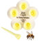 Vellivar Bee Insect Drinking Cup 5 Pack Bee Cups for Thirsty Bees Garden Bee Drinking Cups Bee Feeder Water Drinking Cup for Bees