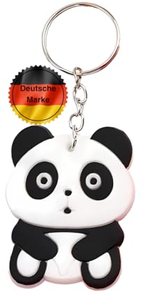 KEYSPACE Panda Schlüsselanhänger Pandabär als süßes Panda Geschenk Schlüsselanhänger Panda