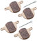 P4B | 2 Paar Disc Pads für Scheibenbremsen | GESINTERT | Für MAGURA Julie 2001-2008 | Mit Ersatzfeder/-Stift | Fahrrad Bremsbeläge
