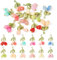 Beadthoven Blumen-Charms zum Basteln von Halsketten, Armbändern, Ohrringen, Schmuckherstellung, Harz
