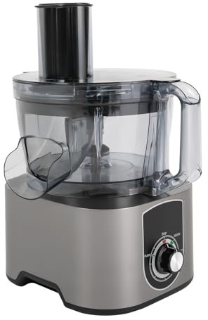 Gemüsewürfelmaschine, 600W Küchenmaschine Gemüsewürfler Obstschneider Würfelschneider Zerkleinerer mit 7 Liter Fassungsvermögen 3 in 1 Klingen für Restaurants und Haushalte