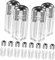 TOBBOMEY 20st Reisemedizinflasche Produkte Saftflaschen Kleine Trinkflasche Pillenbehälterflaschen Mini-wärmflasche Tablettenfläschchen Leer Mit Kappen Reise-toilettenartikel Plastik Silver