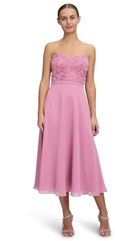 Vera Mont Damen Abendkleid mit Cut-Outs 42, Perfect Rose