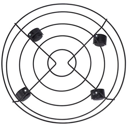 CAXUSD Pflanzenständer Mit Rollen Für Indoor-Pflanzen Blumentopfständer Aus Metall Mit Einfachem Design Und Leichtem Transport