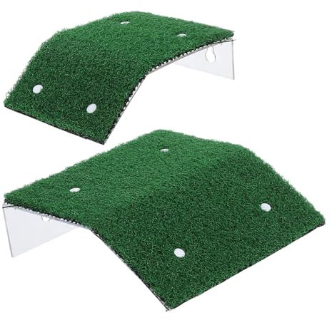 CAXUSD Escalera De Rescate para Animales Pequeños De Piscina con Ventosas De Escape Portátil para Mascotas Diseño Inclinado 2 Piezas (Mediana Grande)