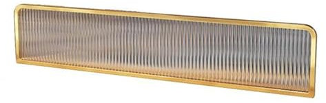 Trennwände Aus Edelstahl for Essbereiche, Durchscheinender Arbeitsplattenschirm, Schreibtischteiler, Trennwand for Den Eingang Von Schreibtischrestaurantbars(Gold,60x30cm)