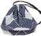 Borsa portapranzo in stile semplice, con coulisse, in cotone e lino, per snack