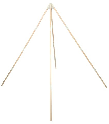 FRCOLOR Runde Holzdübel Und Dreiecksverstärkungen Für Zeltstangen Zeltstützen Aus Holz Für Spielhaus-gestelle Zeltstangenhalter Und Verbinder Für Tipi-holzstangen