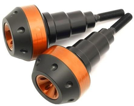 Xtghrvfsc Sturzpads Motorrad für Kawasaki Z1000 SX Z1000 Z1000SX Z 1000 SX,Motorrad Sturzpads Rahmen Schieber Sturzschutz Crashpads Protektoren Motorrad Zubehör.,E-Orange