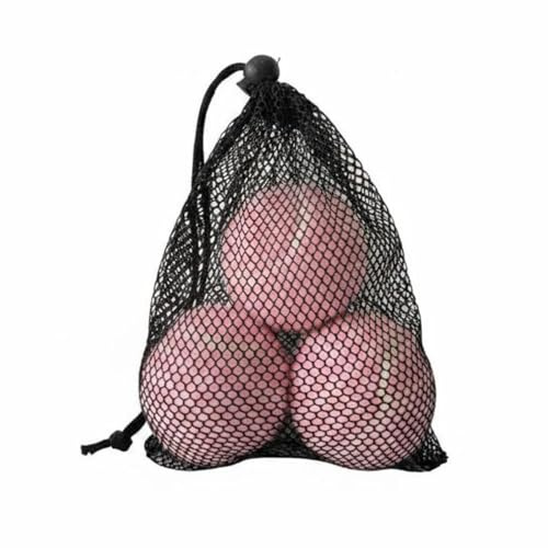 Gralara Training Tennis Ball Trainingsball Sport Tennis Übungsball mit Langlebigem Gummikern Und Filz für Kinder Erwachsene Hunde Heimdekoration Geschenk, Light Pink