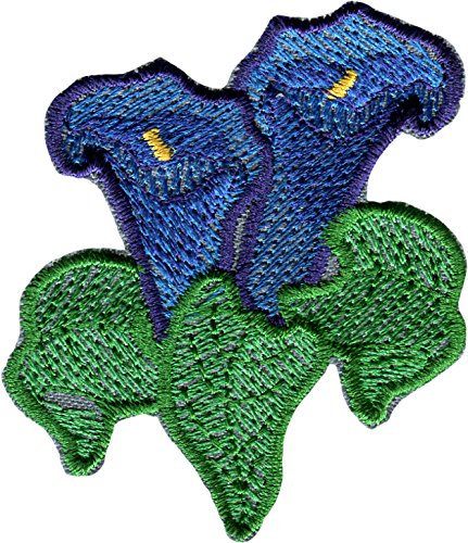 AUFNÄHER - Lilie - 02855 - Gr. ca. 5,3 x 6 cm