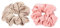 axy XXL Scrunchie Haargummi Set - 2x Stoff Haargummis Zopfhalter Zopfgummi Haarteil Haarband Scrunchies Doppelpack (Set 2)