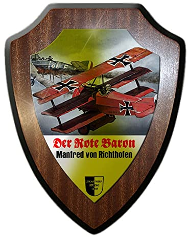 Copytec Wappenschild Lukas Wirp Der Rote Baron Manfred von Richthofen Gemälde Kunst Bild #23482