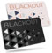 AKIELO BLACKOUT RFID Protection Card – Scheda Blocco RFID Anti-Frode Ultra Sottile – Proteggi Carte di Credito Contactless – Porta Carte con Protezione (Edizione Nero E Rosa – 2 Pezzi)
