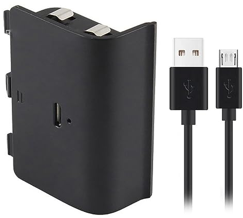 OSTENT Akku und USB-Ladekabel kompatibel für Microsoft Xbox One Controller