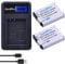 DuraPro 2Pcs 1500mAh EN-EL12 EN EL12 Battery + LCD USB Battery Charger for Nikon Coolpix P300 P310 P330 S630 S640 S800c S1200pj S6000 S6100 S6150 S6200 S8200 S9050 S9400 AW120 AW120s Digital Camera