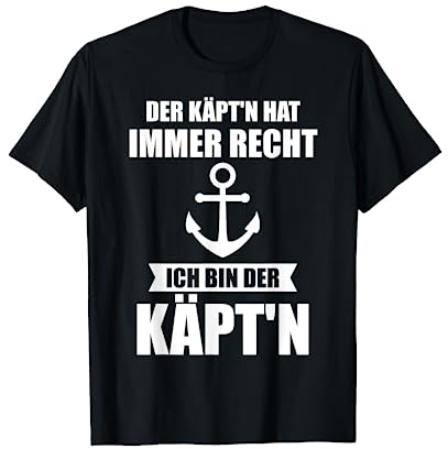Lustige Bootsschein Sprüche über Bootsfahrer T-Shirt für Erwachsene Bootsliebhaber - Schwarz, Kurzarm, T-Shirt, S