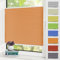 Zarnan Plissee Klemmfix Plisseerollo ohne Bohren Orange 50x120cm(BxH),Faltrollo mit Klemmträger easyfix,Jalousie Sichtschutz und Sonnenschutz Rollo für Kinderzimmer