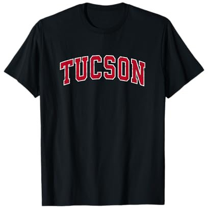 Tucson Arizona AZ Vintage Sports Design Rot Design T-Shirt