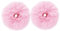 WLLHYF Packung mit 2 Kunstpelz-Haarbändern Hair Bobbles Scrunchies Flauschiger Haarstrang Pompom Ball Elastische Gummibänder Handgelenkband Pferdeschwanzhalter Haarschmuck für Frauen Mädchen
