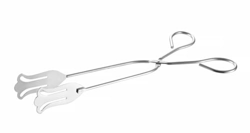 HENDI Pinzas para repostería, utensilio de cocina para pasteles, tenazas para servir, para pastelería, buffet y alimentos, pinza multiusos, 276mm, acero inoxidable