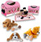 #sbabam Mammy Dog Surprise New Edition, Super Weiches Kuscheltier Hund mit Niedlichen Welpen, 2er-Pack, Plüschtier mit Tragetasche, Spielzeug ab 3 Jahre, Kleine Tiere Figuren als Baby Geschenk