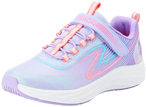Skechers Go-Run Accelerate, Sneaker, Lavender Sparkle Mesh/Multi Trim, 32 EU