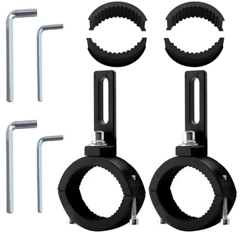 Ygmylandbb Motorcycle Turn Signal Bracket, Universal Motorcycle Fork Indicator Brackets, 36-54mm(1.41-2.12inch) 1 Pair
