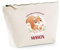 Trousse Manon Princesse écureuil| Pochette Enfant Mignonne Toilette Maquillage Idée Cadeau pour Jeune