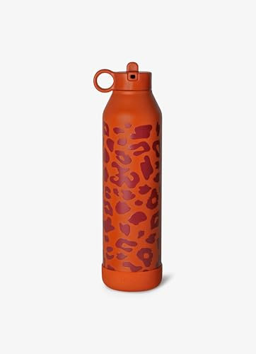 Citron Stainless Steel Insulated Water Bottle Kids 500ml – BPA & Lead-Free, Vacuum Seal Leak Proof Straw Lid, Kids Metal Water Bottle – Keeps Liquids Cold for 24 Hours & Hot for 12 Hours - 16.91 oz