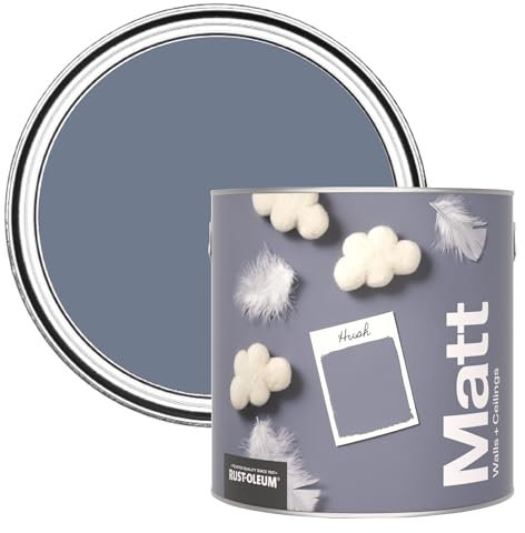 Rust-Oleum Colours Matt Emulsion Wall and Ceiling Paint - Hush 2.5L