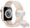 Arae Cinturino magnetico elastico compatibile con Apple Watch da 49 mm, 45 mm, 44 mm, 42 mm, comodi cinturini regolabili per iWatch Series 10 9 8 7 6 5 4 SE 3 2 1 Ultra, donne e uomini, Starlight