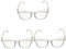VANZACK 3 Paare Anti-Fog-Brille Biker-Brille beiliegende Motorradbrille -Sonnenbrille für Herren Fahrradbrille leuchtbrillen arbeitsbrille Anti-Schock-Brille winddichte Brille Stk