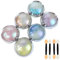 6pcs Nail Chrome Powders Set,Pearl Chrome Nail Powder Nail Glitter Dust for Gel Polish Exquisite Mirror Finish Surface Crome Powder for Nails and Brushes Suitable for Nail Salons and Home Diy