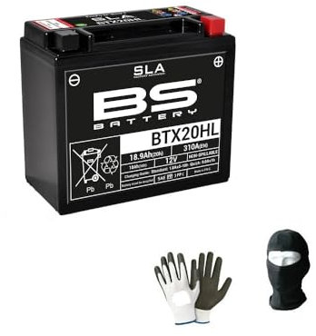 KOMPATIBEL MIT BOMBARDIER-CAN AM Outlander MAX XT H.O. Efi 400 dal 2007 al 2008 Batterie YTX20HL-BS BTX20HL SLA AKTIVIERT BEREIT UND GELADEN FÜR DEN Einsatz 18 AH 12 Volt 175X87X155MM