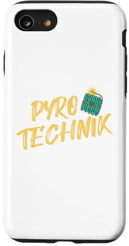 Witziger Spruch Böllern Pyrotechnik Feuerwerk Hülle für iPhone SE (2020) / 7 / 8