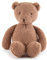 Bieco Kuscheltier Bär Mika XL | 46 cm | Teddybär aus Bouclé | Baby Plüsch Bär Stofftier | Plüschtier Teddy XXL Tedy Bear Kuscheltier Plüschtier Baby Gute Besserung Teddy Bär ab 0 Monate Weihnachtsbär