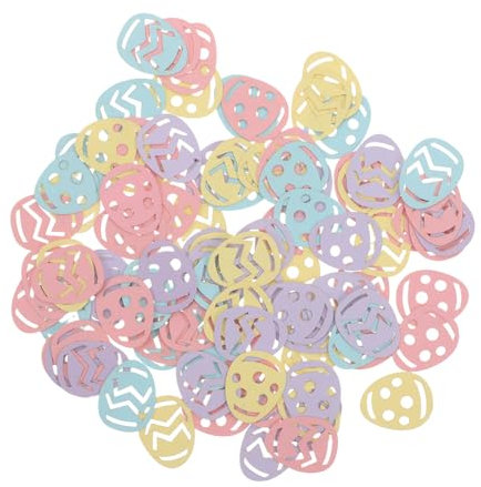 KOMBIUDA 100stücke Bunte Konfetti Für Ostern Und Geburtstagsfeiern Farbige Eier-papierstückchen Für Tischdekoration Und Feiern Für Fröhliche Anlässe