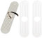 Jsleid 2 Pièces Contour de Robinet Absorbant, Tapis Robinet Evier Cuisine, Robinet Protection Anti-éclaboussures Poêles Tapis, pour Évier de Cuisine, Camping-Car, Plans de Travail de Salle de Bain