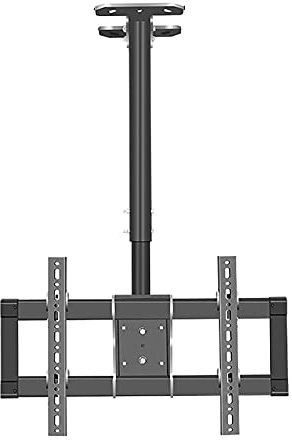 QWAXTRIW TV STANDV Monte de Pared Tope de Techo Soporte de Montaje de TV 108-158 cm La Altura de TV Ajustable se Adapta a los televisores de 39-90 Pulgadas de hasta 175 LB ，