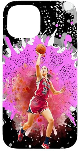 Coole Basketball-Fans für Mädchen Hülle für iPhone 15