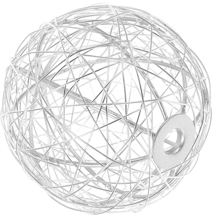 Ciieeo Aluminium Draht Lampenschirm Kugel G4 Lampenschirm aus Eisen Käfig für Moderne Wohnräume mit Einfacher Montage