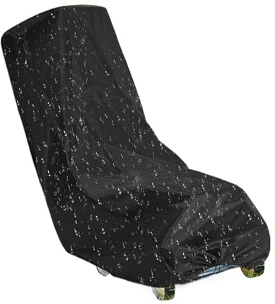 Sionhiuo Housse de protection UV pour tondeuse à gazon, housse de tracteur résistante aux intempéries avec cordon de serrage pour terrasse, jardin, extérieur, garage
