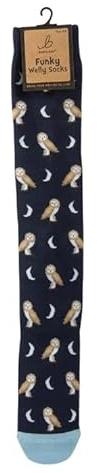 G4P Funky Welly Socks - Ladies - Barn Owl