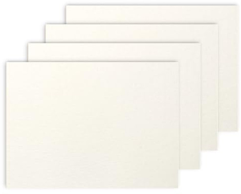White Felt Pads for Furniture Feet, 5mm Thick Heavy Duty Self Adhesive Felt Sheets, 20×16cm Cut-to-Size Floor Protectors, Chair Leg Protectors for Hardwood, Laminate & Tile Floors, 4 Pack White