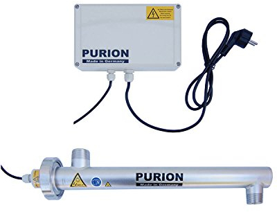 Acondicionador de agua PURION 1000 sistema de desinfección de filtros UV sistema de agua 17W 1.000 l/h