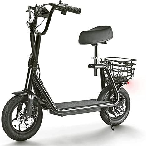 Mr. Gassi 2.0, E-Mofa, deutsche Straßenzulassung, 500 Watt Elektroroller, 25 km/h, 19 kg, herausnehmbarer Lithium-Ionen-Akku (36V/10Ah-Akku)